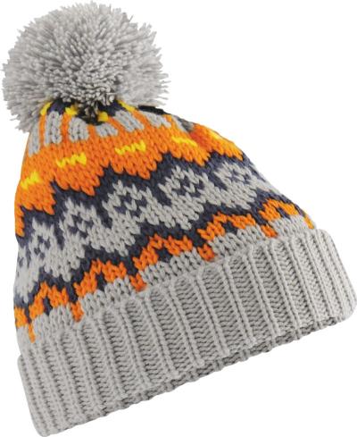 Beechfield | B 528 Knitted Hat with Pompon "Retro Ski"