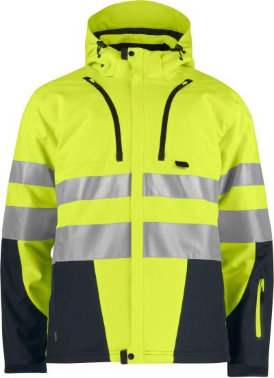 ProJob | 6420 Padded Softshell 3-Layer Safety Softshell Jacket