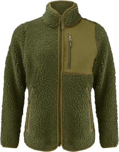 James Harvest | Kingsley Fleece Women Ladies' Sherpa Fleece Jacket "Two-Tone"
