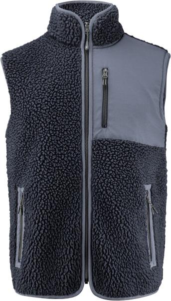 James Harvest | Kingsley Fleece Vest Men Men's Sherpa Fleece Vest "Two-Tone"