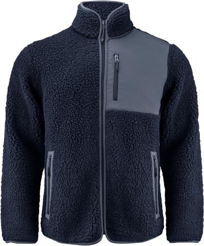 James Harvest | Kingsley Fleece Men Men's Sherpa Fleece Jacket "Two-Tone"