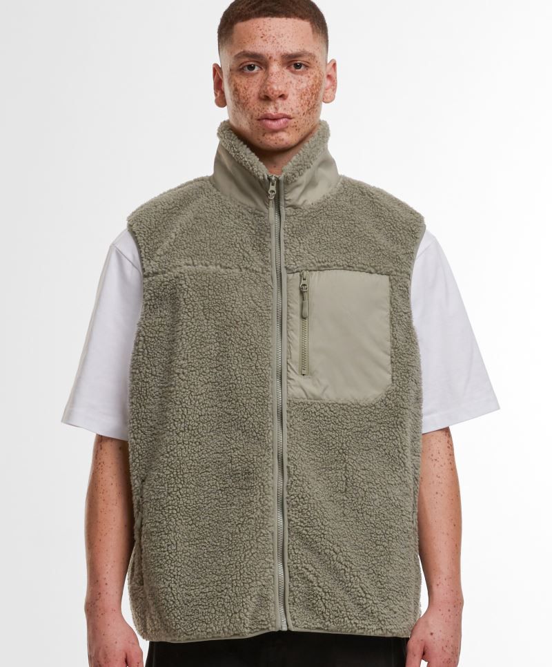 Build your Brand | BY 407 Unisex Fleece Bodywarmer "Bonded Sherpa"