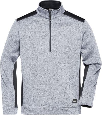 James & Nicholson | JN 864 Men's Knitted Workwear Fleece Halfzip