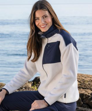 Cutter & Buck | Cascade Sherpa Women Ladies' Sherpa Fleece Jacket